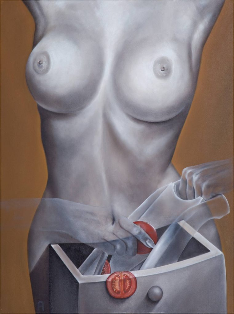 Love apple oil on canvas, 60 x 80 cm