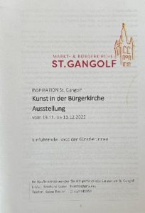 Gruppenausstellung Bürgerkirche St. Gangolf Trier